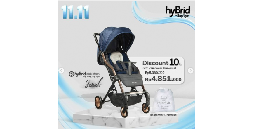 Ini Moms, Pilihan Stroller Cabin Friendly yang Tangguh dan Mudah Dilipat